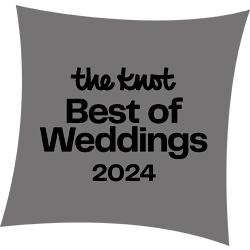 the knot best of weddings 2024 badge